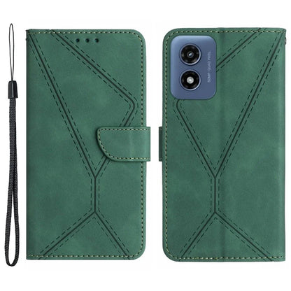 HT05 For Motorola Moto E14 4G / G04 4G / G04s 4G / G24 4G Case Leather Skin-Touch Phone Cover Wallet