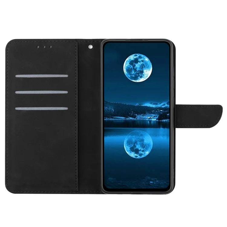 HT05 For Motorola Moto E14 4G / G04 4G / G04s 4G / G24 4G Case Leather Skin-Touch Phone Cover Wallet