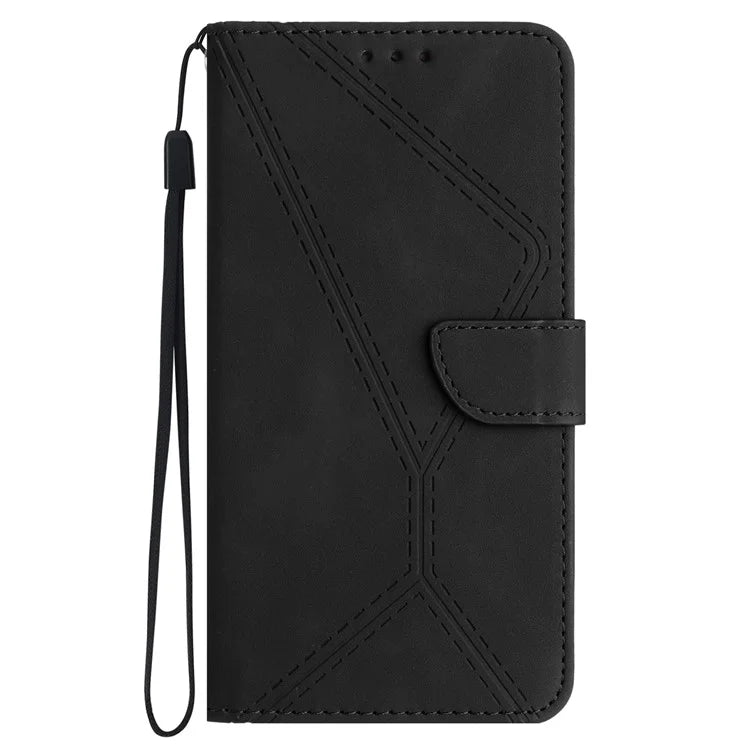 HT05 For Motorola Moto E14 4G / G04 4G / G04s 4G / G24 4G Case Leather Skin-Touch Phone Cover Wallet
