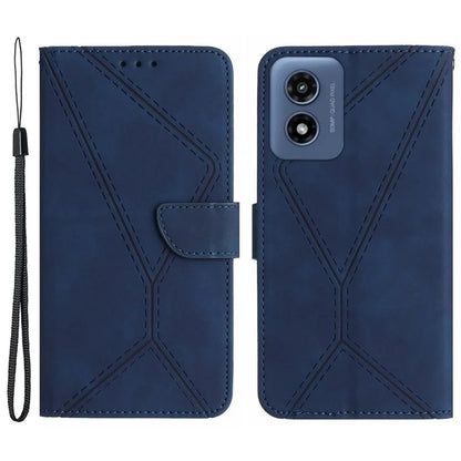 HT05 For Motorola Moto E14 4G / G04 4G / G04s 4G / G24 4G Case Leather Skin-Touch Phone Cover Wallet