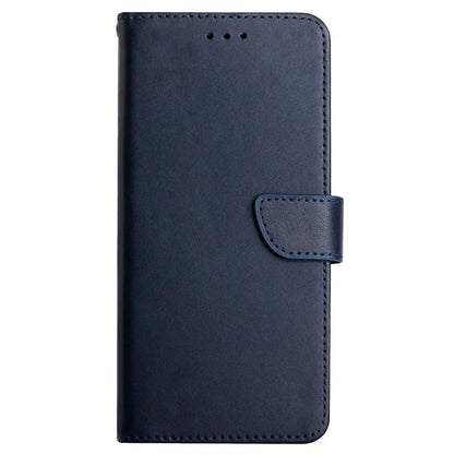 HT02 For Motorola Moto G85 5G / S50 Neo 5G Case Nappa Texture Genuine Cow Leather Phone Cover Card Holder