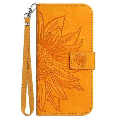 HT04 For Motorola Moto G85 5G / S50 Neo 5G Case Sunflower Flip Shockproof PU Leather Phone Cover