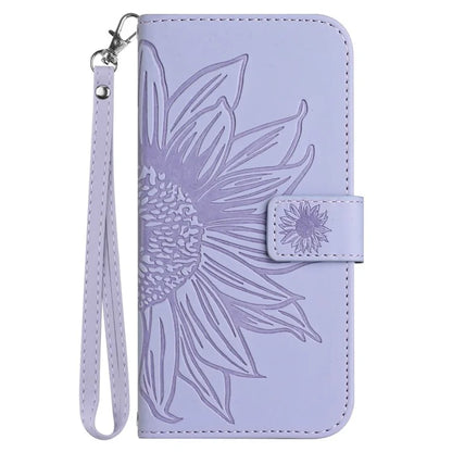 HT04 For Motorola Moto G85 5G / S50 Neo 5G Case Sunflower Flip Shockproof PU Leather Phone Cover