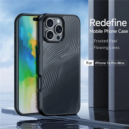 DUX DUCIS Aimo Series For iPhone 16 Pro Max Case TPU+PC Anti-Drop Matte Phone Cover (REACH Certification)