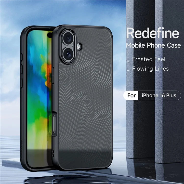 DUX DUCIS Aimo Series For iPhone 16 Plus Matte Case Anti-Drop TPU+PC Phone Cover (REACH Certification)