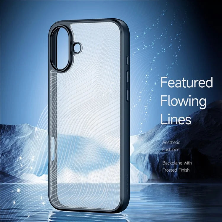 DUX DUCIS Aimo Series For iPhone 16 Plus Matte Case Anti-Drop TPU+PC Phone Cover (REACH Certification)