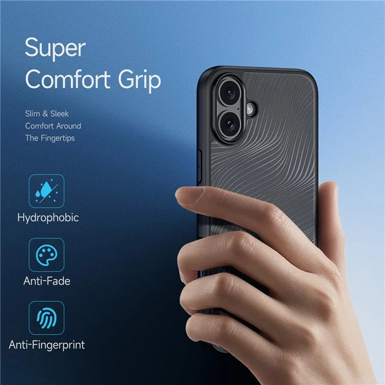 DUX DUCIS Aimo Series For iPhone 16 Case TPU+PC Anti-Drop Matte Phone Cover (REACH Certification)