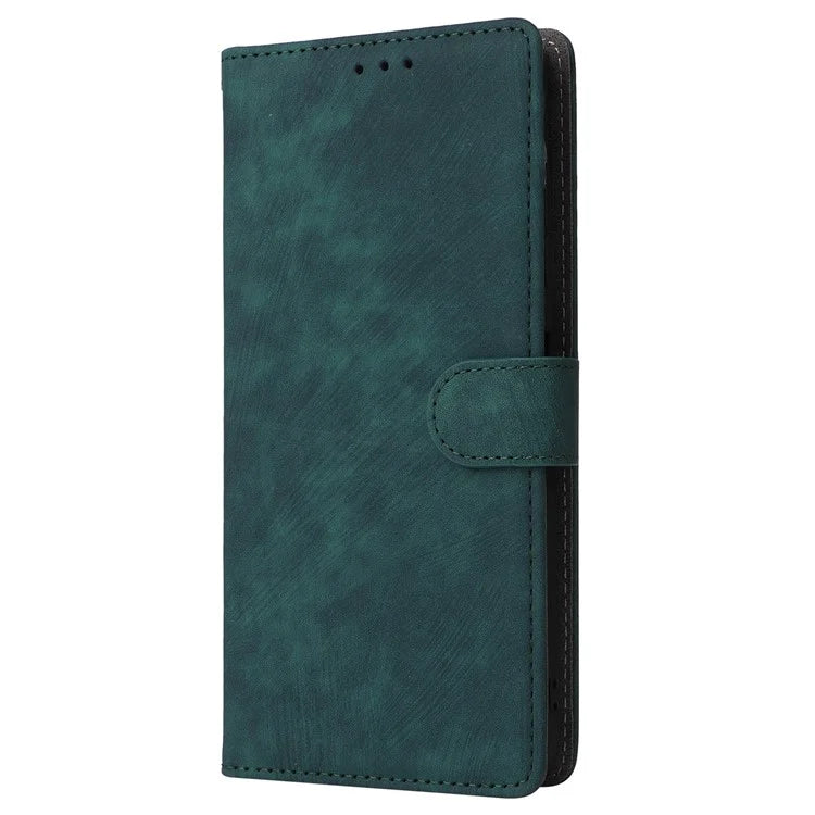For Oukitel C38 Case with Hand Strap Leather Phone Cover RFID Blocking