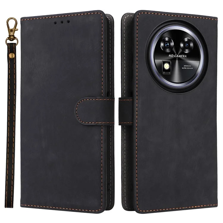 For Oukitel C37 Case Wallet PU Leather Phone Cover RFID Blocking Technology