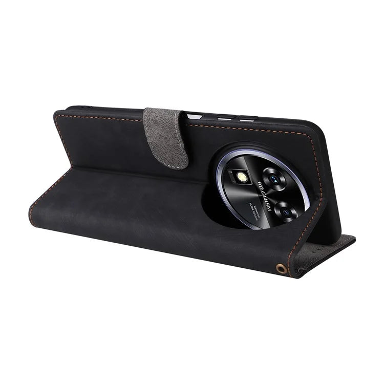 For Oukitel C37 Case Wallet PU Leather Phone Cover RFID Blocking Technology