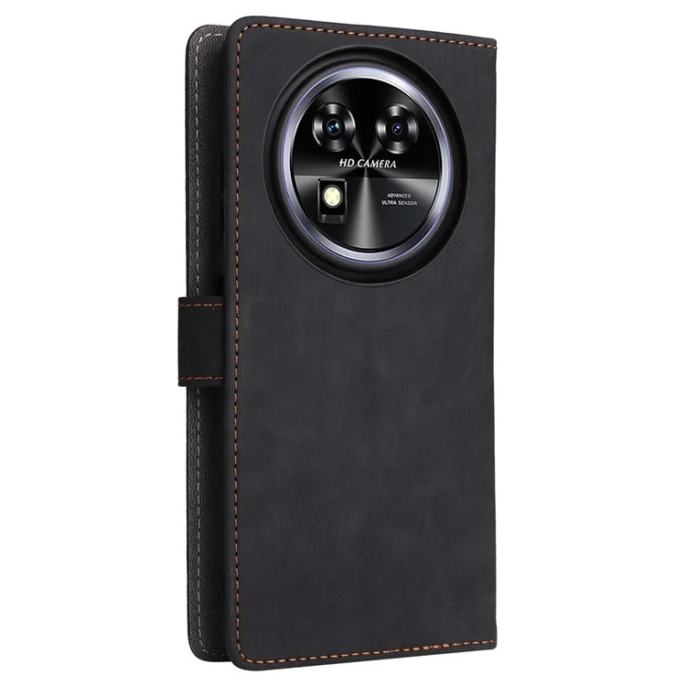 For Oukitel C37 Case Wallet PU Leather Phone Cover RFID Blocking Technology