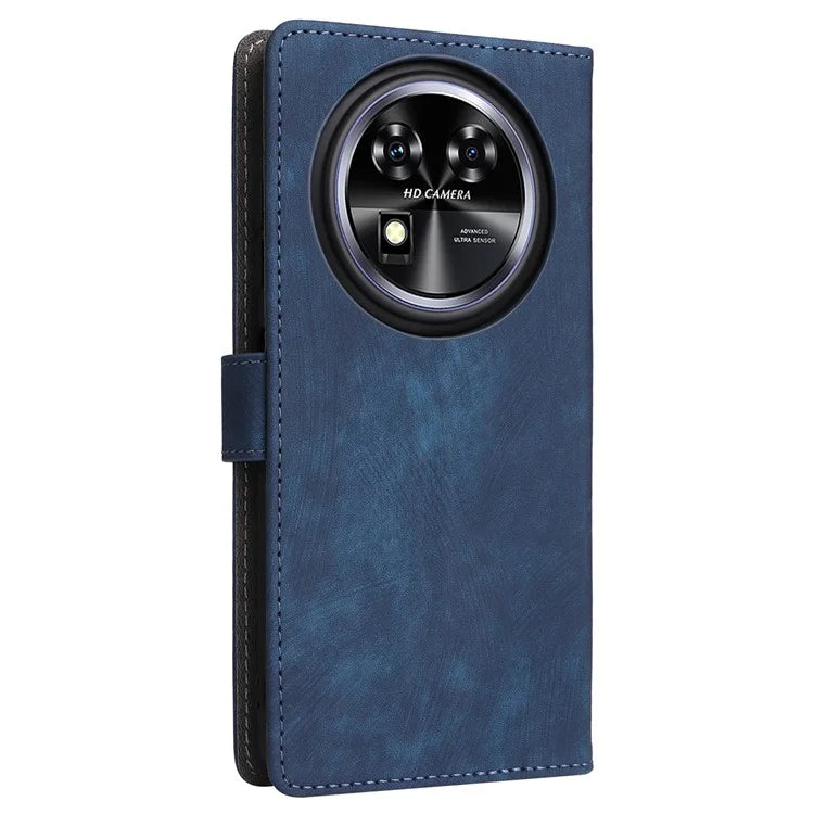 For Oukitel C37 Case Wallet PU Leather Phone Cover RFID Blocking Technology