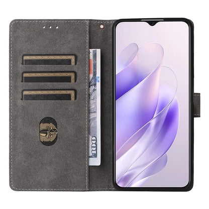For Oukitel C37 Case Wallet PU Leather Phone Cover RFID Blocking Technology