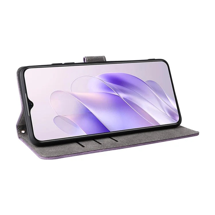 For Oukitel C37 Case Wallet PU Leather Phone Cover RFID Blocking Technology