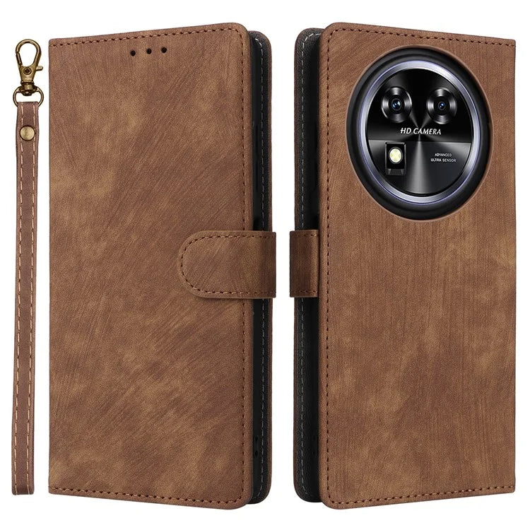 For Oukitel C37 Case Wallet PU Leather Phone Cover RFID Blocking Technology