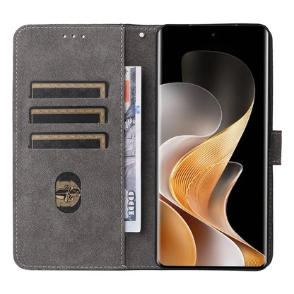For vivo S19 Pro 5G Case Stand View RFID Blocking Leather Phone Cover with Strap