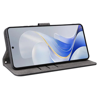 For vivo S19 5G Case RFID Blocking PU Leather Wallet Phone Cover