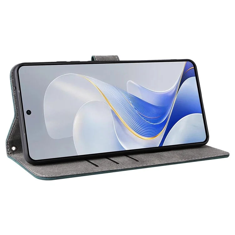 For vivo S19 5G Case RFID Blocking PU Leather Wallet Phone Cover