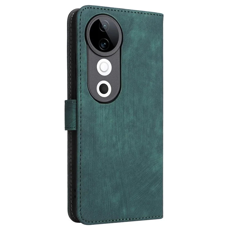 For vivo S19 5G Case RFID Blocking PU Leather Wallet Phone Cover