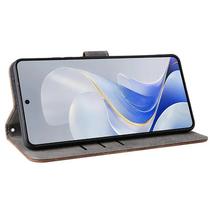 For vivo S19 5G Case RFID Blocking PU Leather Wallet Phone Cover