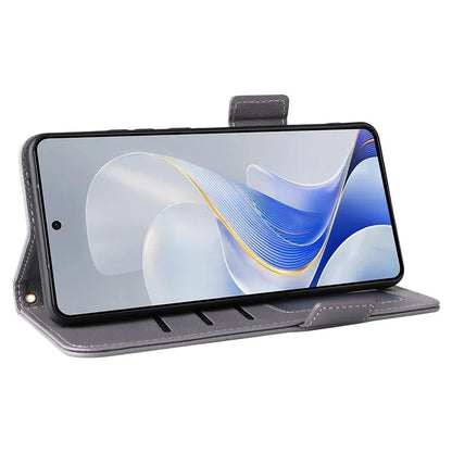 For vivo S19 5G Case with Strap Leather Phone Cover Litchi Texture Horizontal Flip