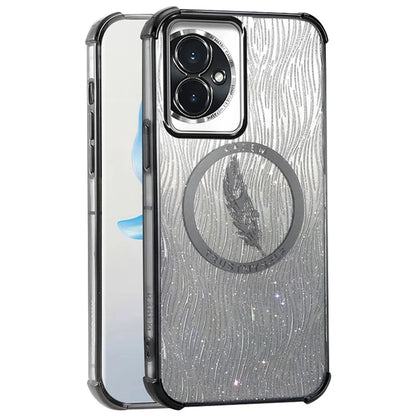 KADEM For Honor 100 5G Case Electroplating Glitter TPU Protective Phone Cover