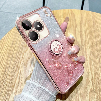 KADEM For Xiaomi Redmi 13 4G / Poco M6 4G Kickstand Case Rhinestone Soft TPU Phone Cover