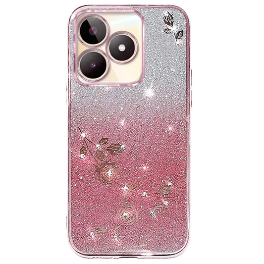 KADEM For Xiaomi Redmi 13 4G / Poco M6 4G Case Flowers Gradient TPU Phone Cover