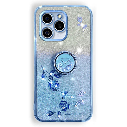 KADEM For Realme C61 4G / C63 4G Case Rhinestone Glitter TPU Kickstand Phone Cover
