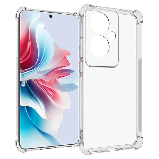 For Oppo Reno11 A 5G Case Anti-Drop Transparent TPU Phone Cover