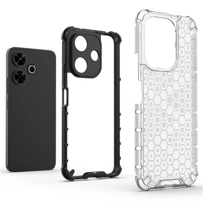 For Xiaomi Redmi 13 4G Case Honeycomb PC+TPU Hybrid Phone Cover