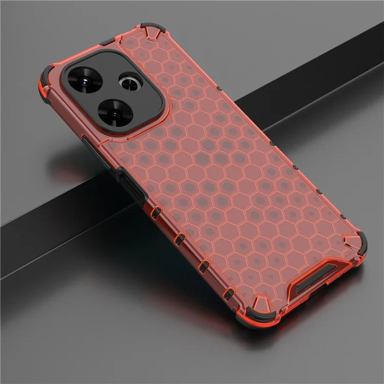 For Xiaomi Redmi 13 4G Case Honeycomb PC+TPU Hybrid Phone Cover