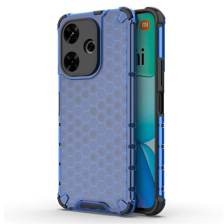 For Xiaomi Redmi 13 4G Case Honeycomb PC+TPU Hybrid Phone Cover
