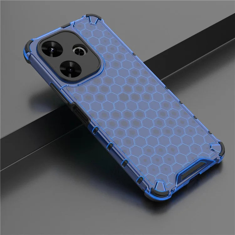 For Xiaomi Redmi 13 4G Case Honeycomb PC+TPU Hybrid Phone Cover