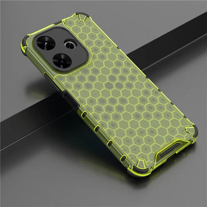 For Xiaomi Redmi 13 4G Case Honeycomb PC+TPU Hybrid Phone Cover