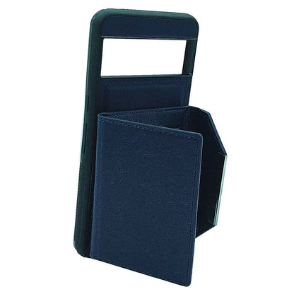 For Google Pixel 8 Pro Case Leather Phone Back Cover with Card Holder Kickstand