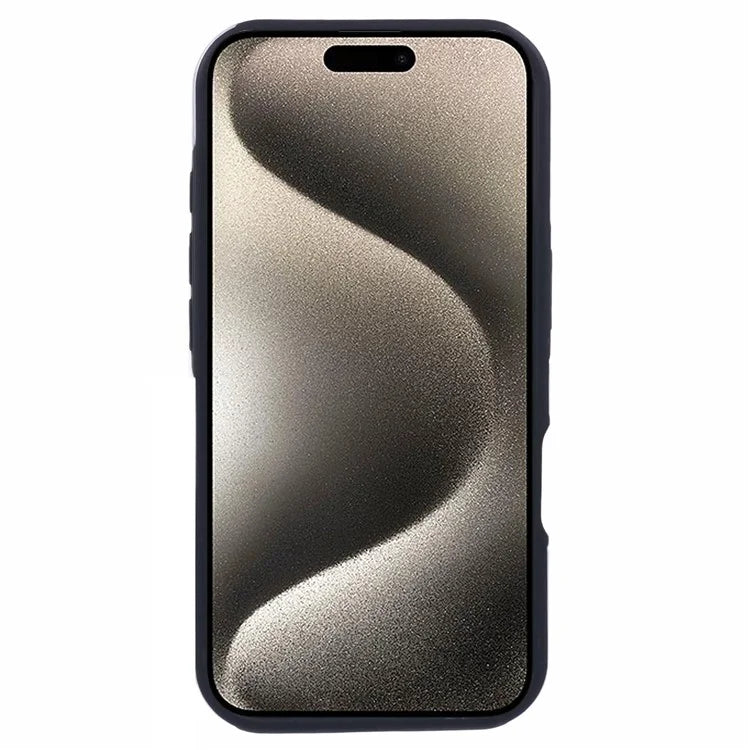 For iPhone 16 Plus Case PC+TPU Phone Cover with Rotatable Ring Holder