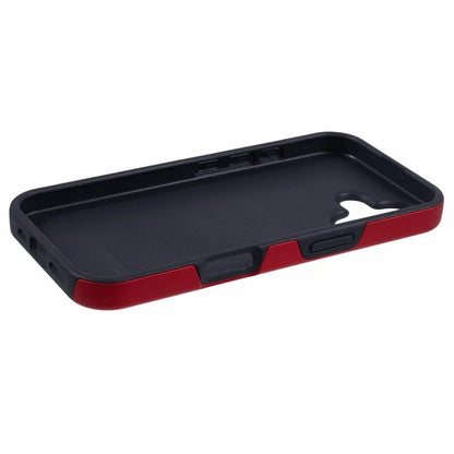 For iPhone 16 Plus Case PC+TPU Phone Cover with Rotatable Ring Holder