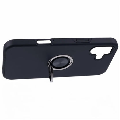 For iPhone 16 Plus Case PC+TPU Phone Cover with Rotatable Ring Holder