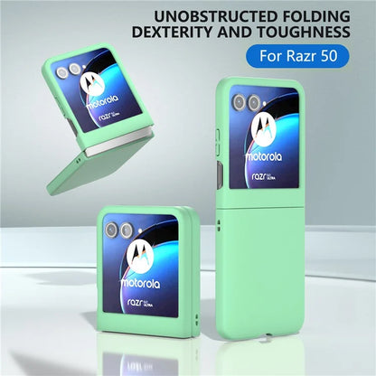 For Motorola Razr 50 5G Case Skin Feeling Slim Hard PC Phone Cover