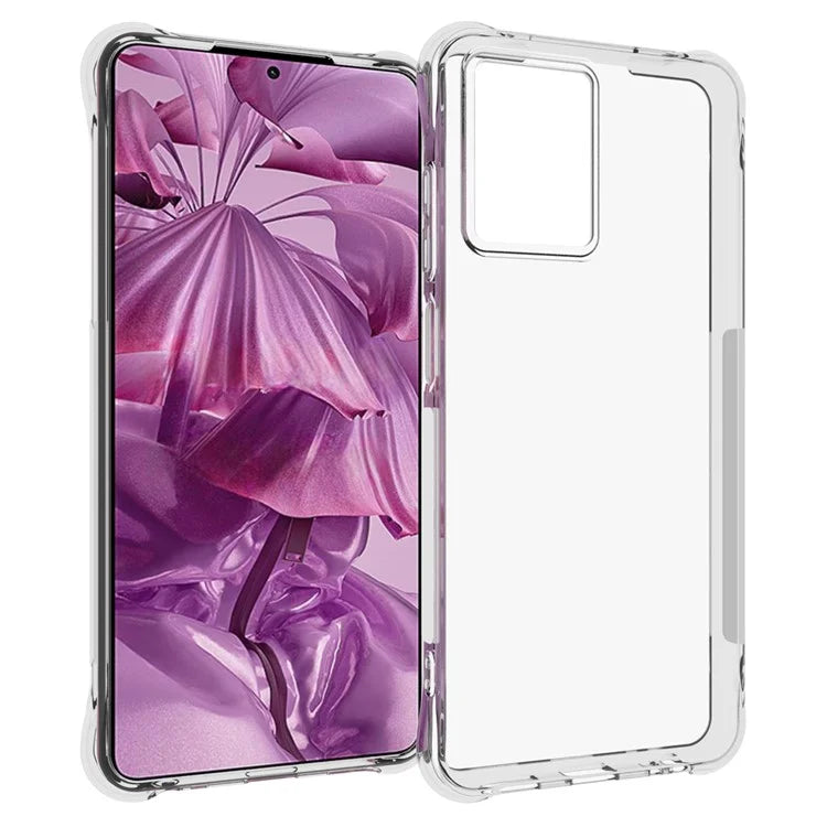 For HMD Pulse+ / Pulse Pro Case Anti-Slip Clear TPU Phone Cover Reinforced Corners