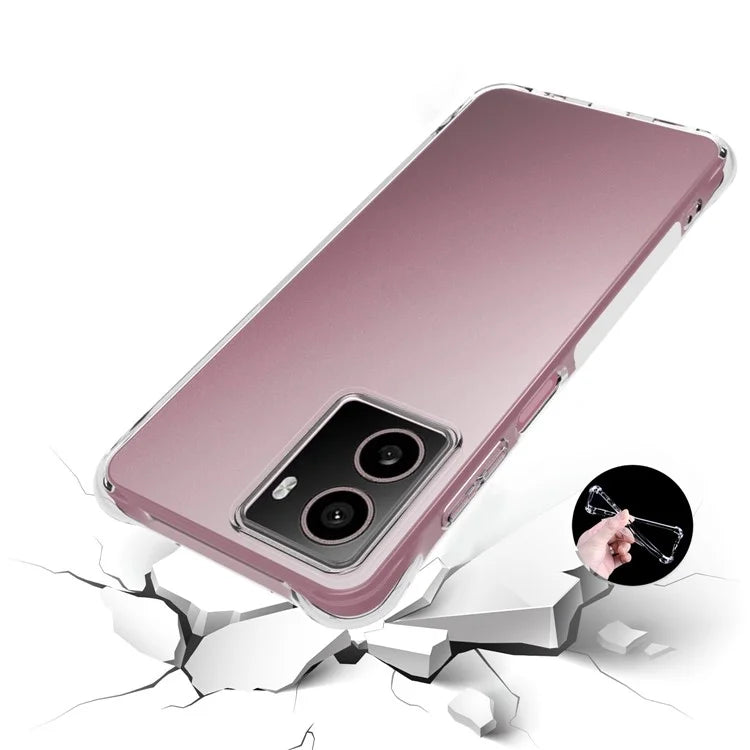 For HMD Pulse+ / Pulse Pro Case Anti-Slip Clear TPU Phone Cover Reinforced Corners