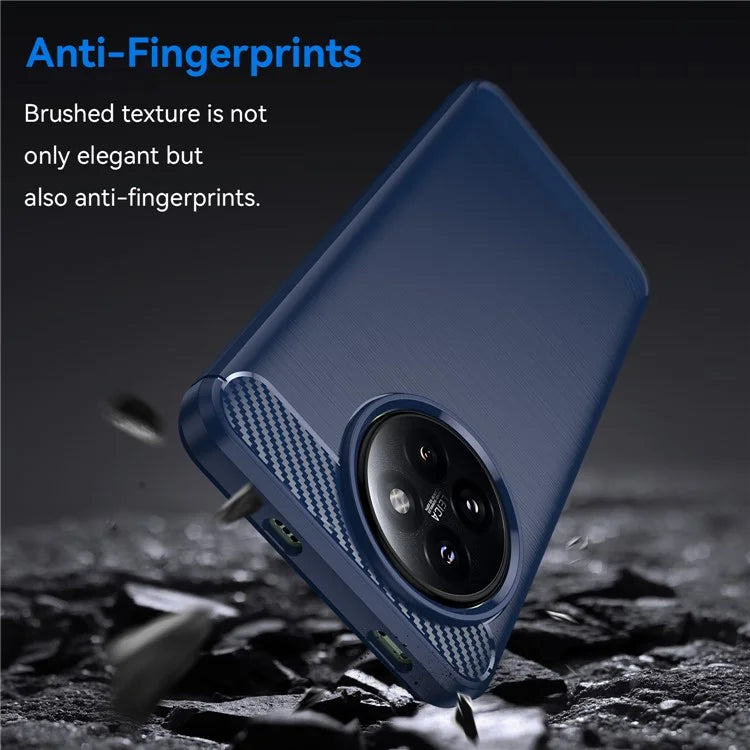 For Xiaomi 14 Civi 5G / Civi 4 Pro 5G Case Carbon Fiber Texture TPU Soft Phone Cover