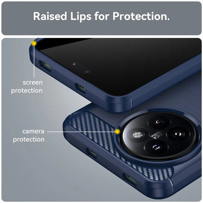 For Xiaomi 14 Civi 5G / Civi 4 Pro 5G Case Carbon Fiber Texture TPU Soft Phone Cover