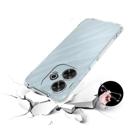 For Xiaomi Poco M6 Plus 5G Case Anti-Scratch Clear TPU Phone Cover