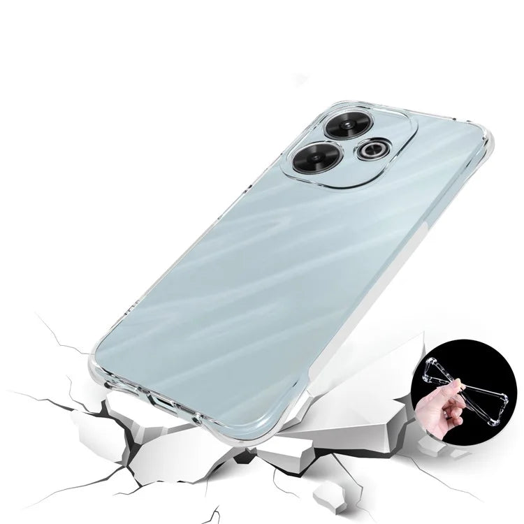 For Xiaomi Poco M6 Plus 5G Case Anti-Scratch Clear TPU Phone Cover