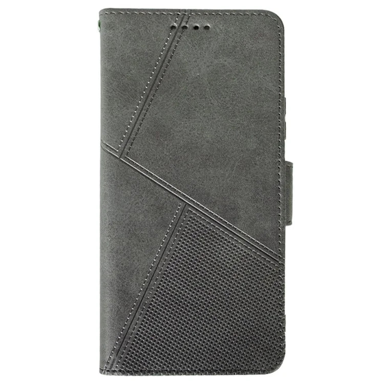 IDEWEI For Motorola Edge (2024) 5G Case Leather Folio Wallet Phone Cover Stand Calf Texture