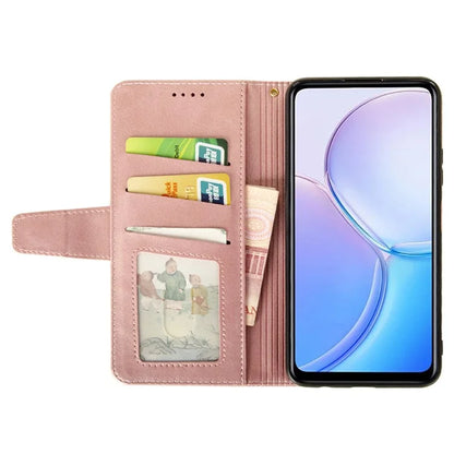 IDEWEI For Motorola Edge (2024) 5G Case Leather Folio Wallet Phone Cover Stand Calf Texture