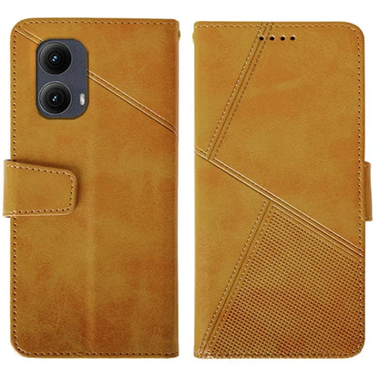 IDEWEI For Motorola Edge (2024) 5G Case Leather Folio Wallet Phone Cover Stand Calf Texture