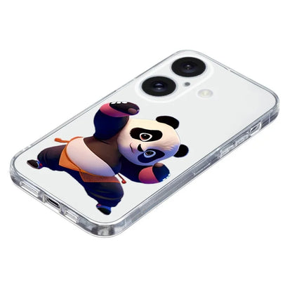 For iPhone 16 Case Soft TPU Pattern Printing Phone Cover with Transparent Edge